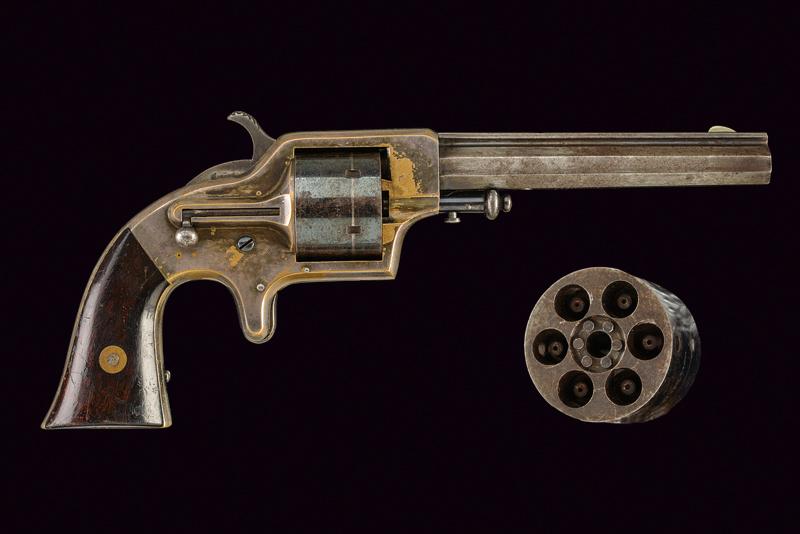 Plant's Mfg. Co. Front-Loading "Army" Revolver con tamburo aggiuntivo a luminello