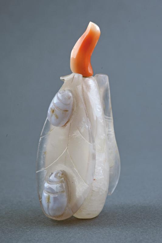 SNUFF BOTTLE IN QUARZO