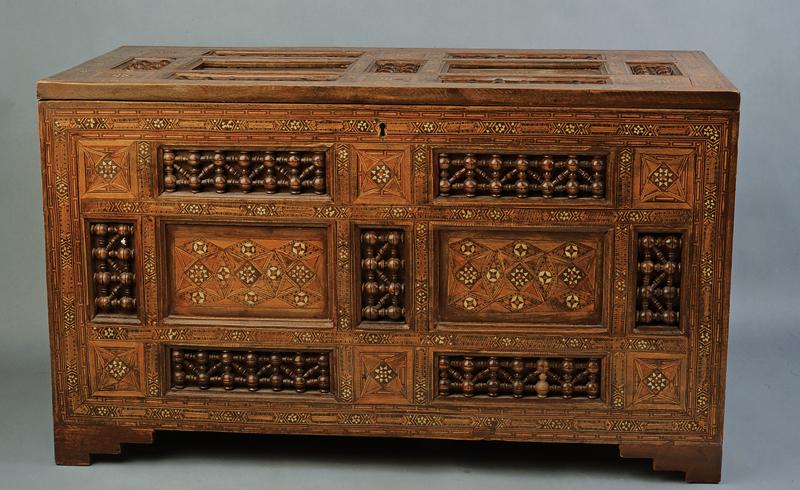 Baule decorato