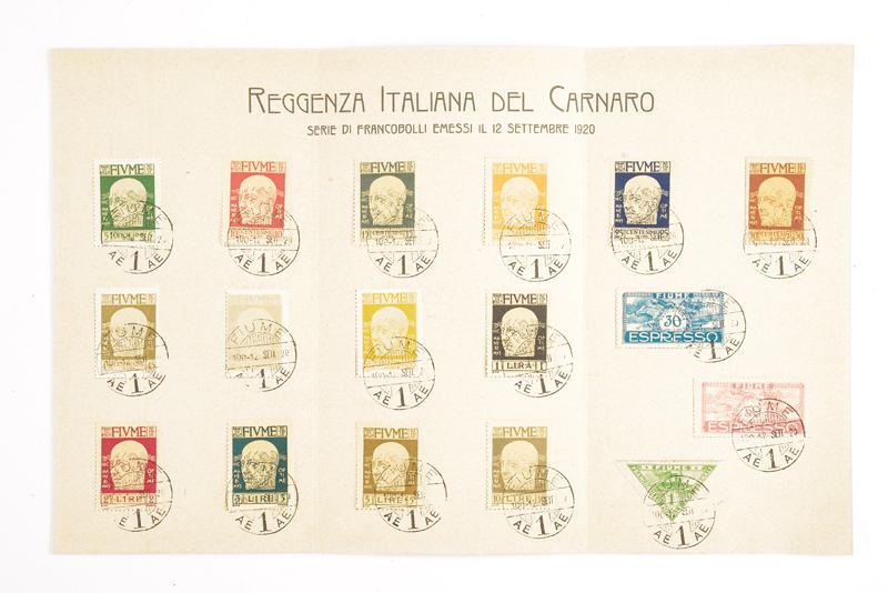 Reggenza Italiana del Carnaro - Serie di Francobolli