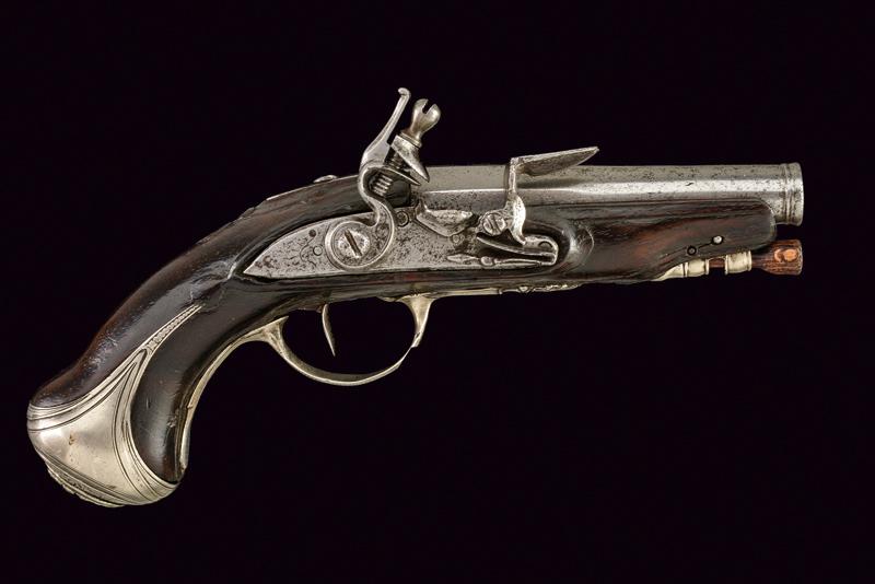Pistola a pietra focaia da viaggio