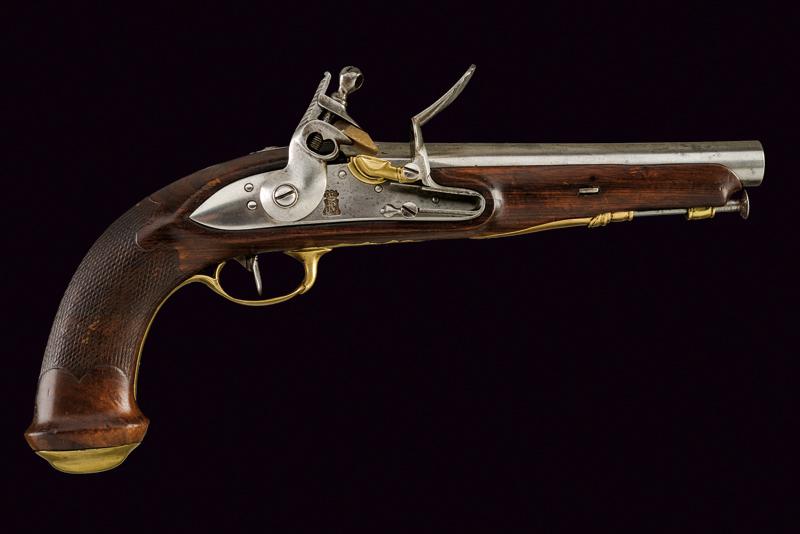 Pistola a pietra focaia da ufficiale