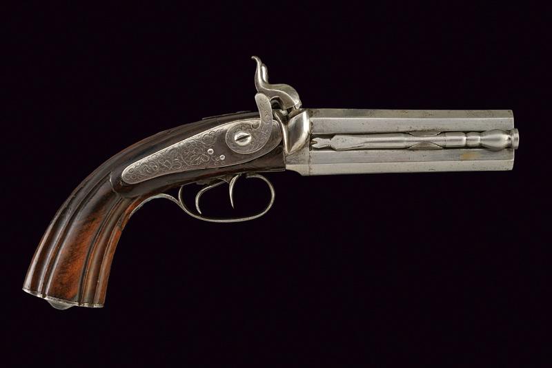 Pistola a luminello con canne sovrapposte