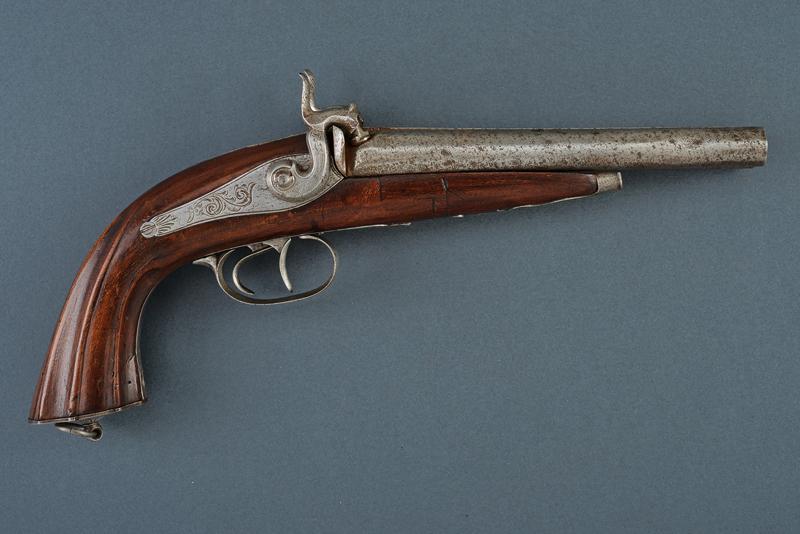 Pistola a luminello a due canne