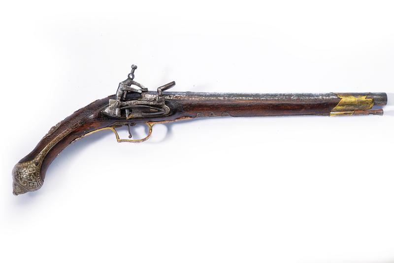 Pistola a pietra focaia alla micheletta