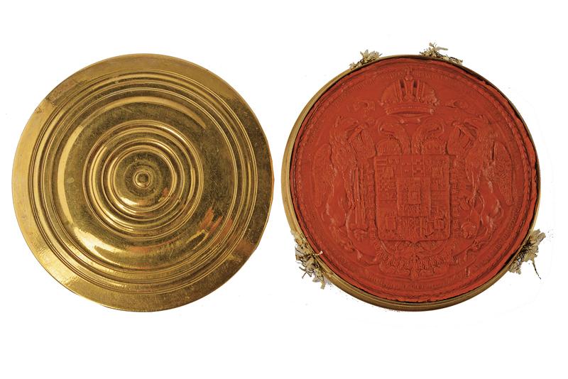 Sigillo imperiale in ceralacca