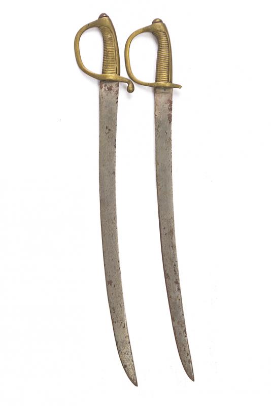 Lotto di due sabre briquet