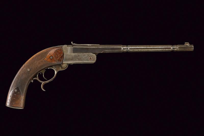 Pistola a retrocarica da tiro