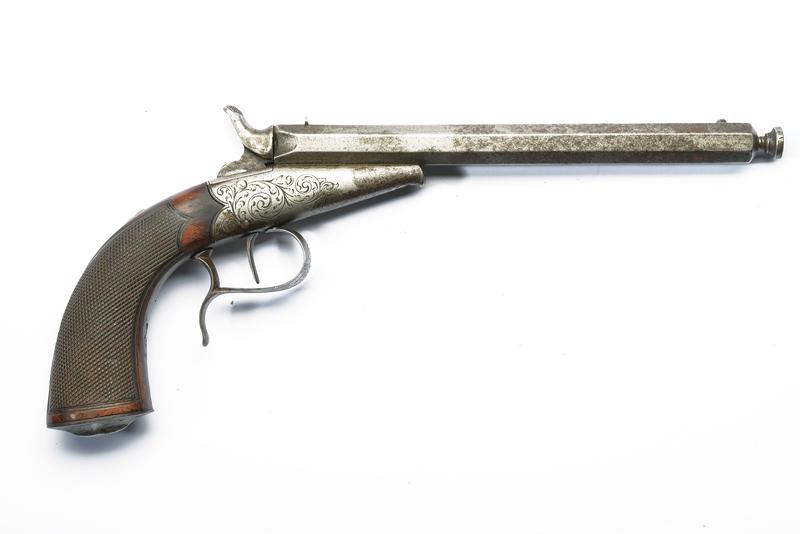 Pistola monocolo a retrocarica
