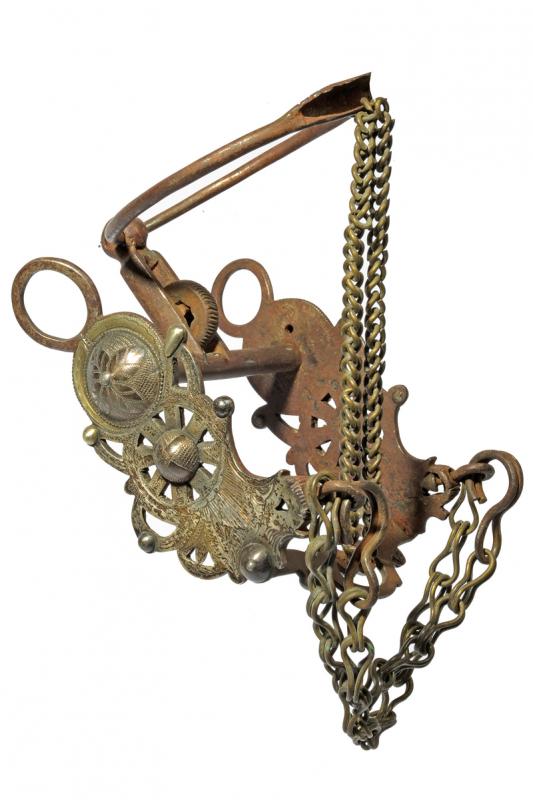 Morso decorato in argento