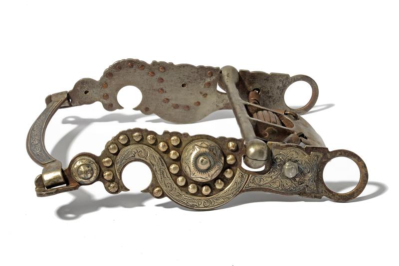 Morso decorato in argento