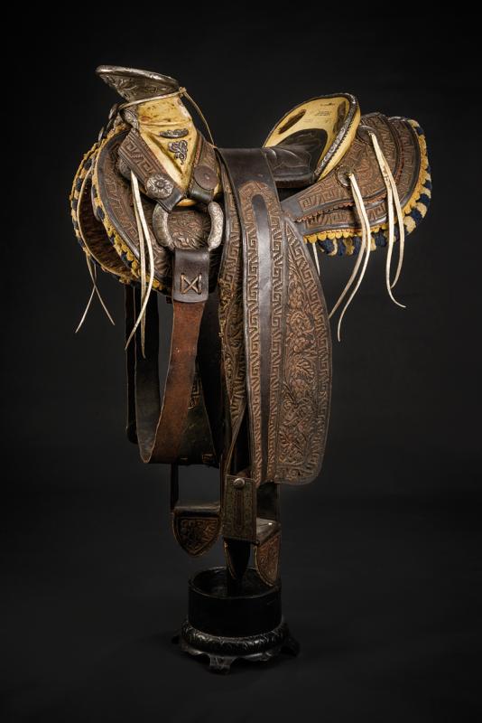 Bellissima sella da Charro dalla proprietà dell'Ambasciatore messicano a Bruxelles