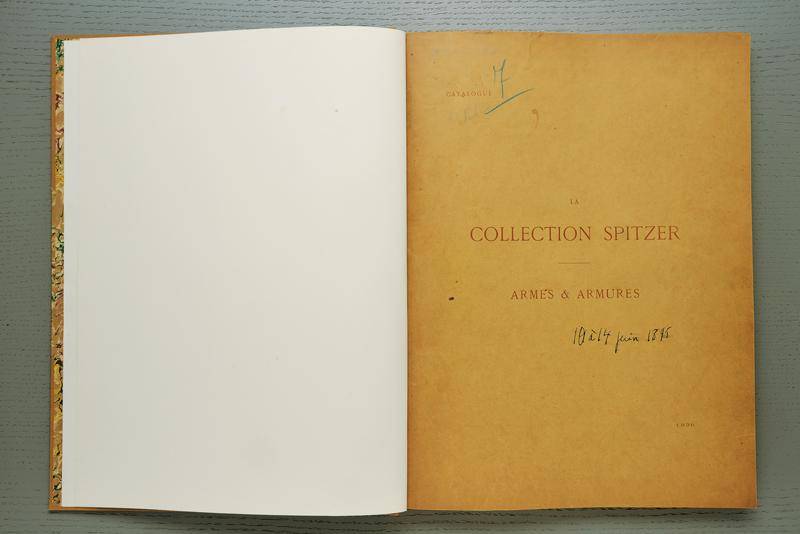 Catalogo della vendita collezione di armi ed armature Spitzer