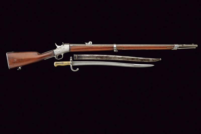 Raro fucile Remington Nagant con baionetta