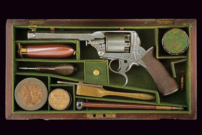 Revolver Tranter a luminello in cassetta