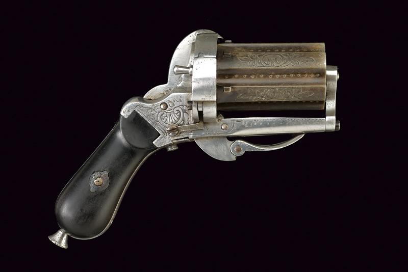 Pepperbox revolver a spillo