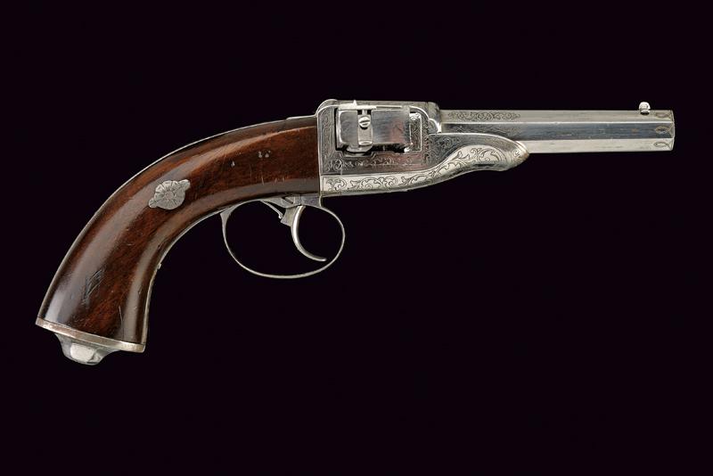 Rarissima pistola Jarre "ad armonica", secondo tipo