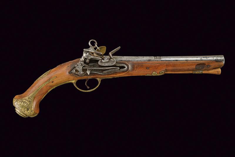 Pistola a pietra focaia alla micheletta