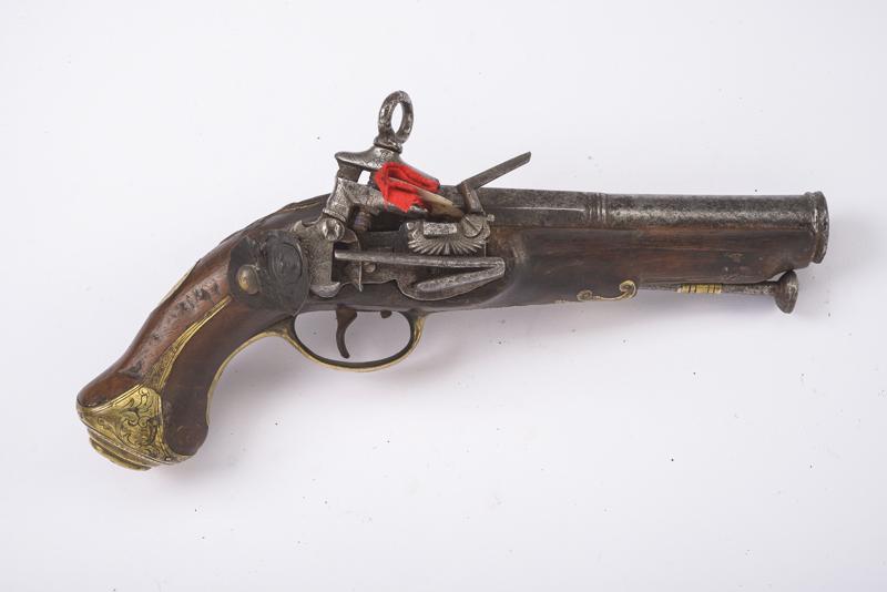 Pistola a pietra focaia alla micheletta