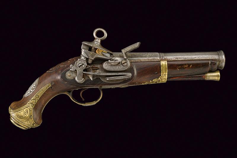 Pistola a pietra focaia alla micheletta
