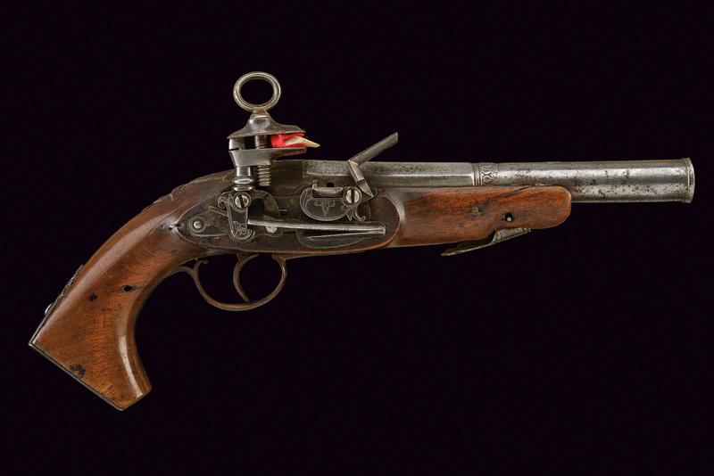 Pistola a pietra focaia alla micheletta