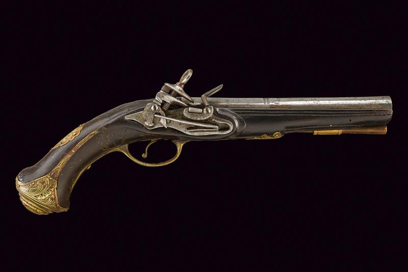 Pistola a pietra focaia alla micheletta