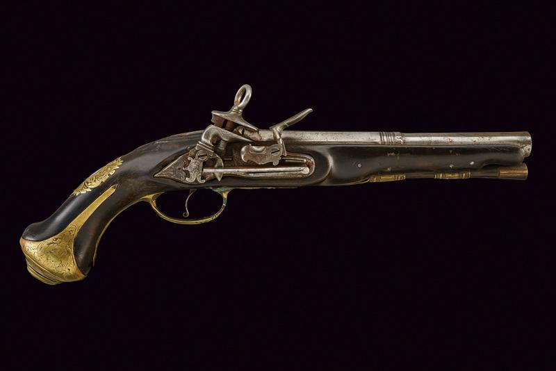 Pistola a pietra focaia alla micheletta