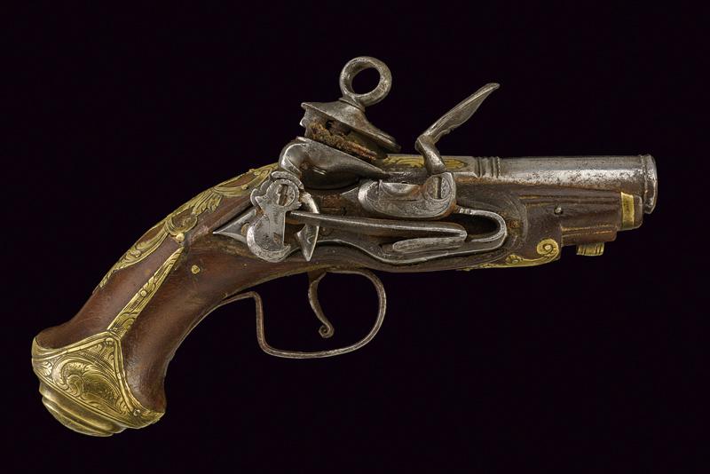 Pistola a pietra focaia alla micheletta da viaggio