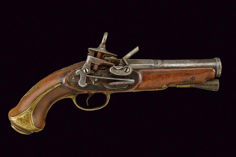 Pistola a pietra focaia alla micheletta