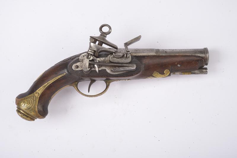 Pistola a pietra focaia alla micheletta