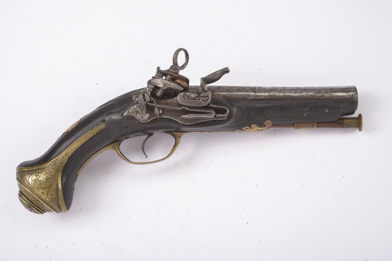 Pistola a pietra focaia alla micheletta