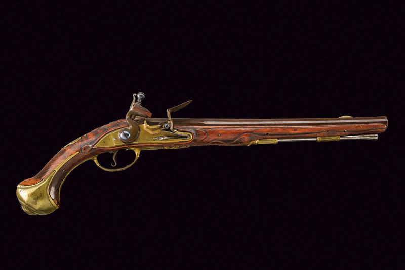 Pistola a pietra focaia di J. W. Eich