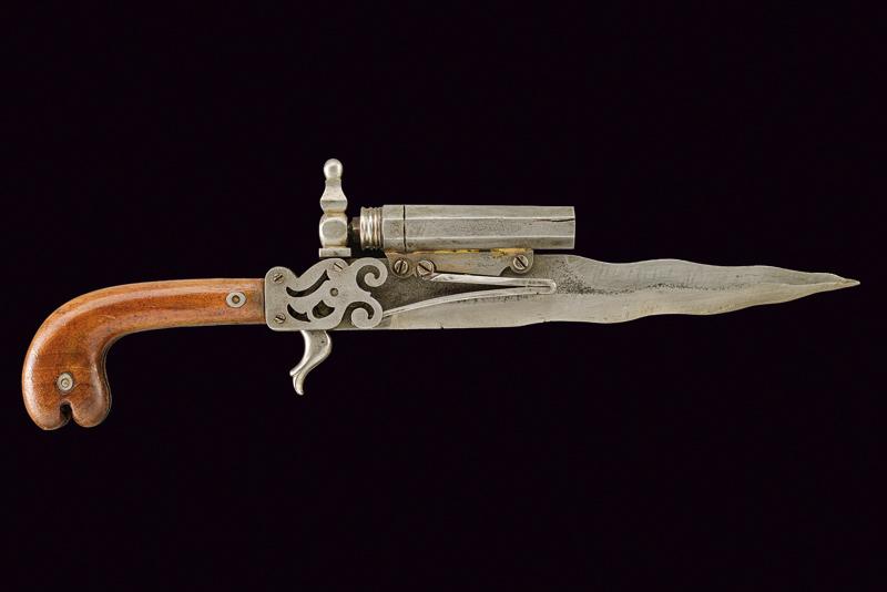 Pistola a luminello con coltello