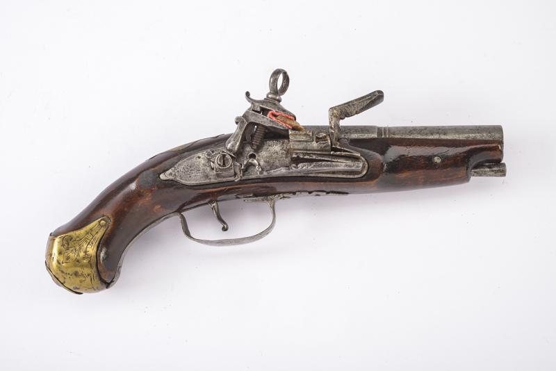 Pistola a pietra focaia alla romana