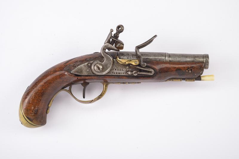 Pistola pietra focaia da ufficiale di Claudel