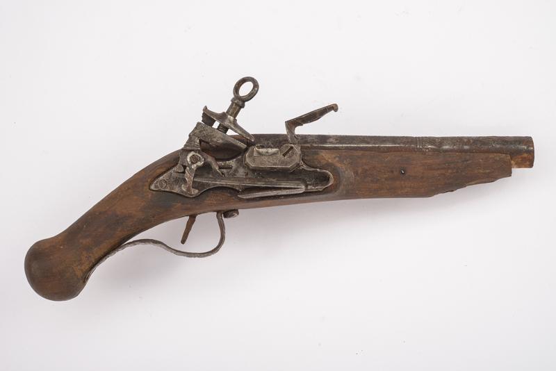 Pistola a pietra focaia alla micheletta