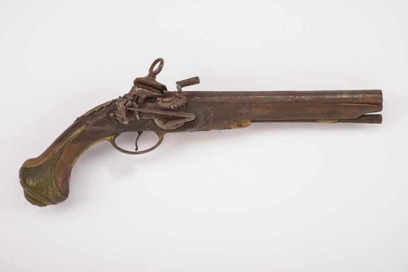 Pistola a pietra focaia alla micheletta