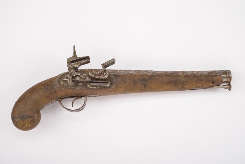 Pistola a pietra focaia alla micheletta