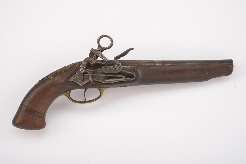 Pistola a pietra focaia alla micheletta