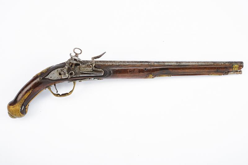 Pistola a pietra focaia alla romana