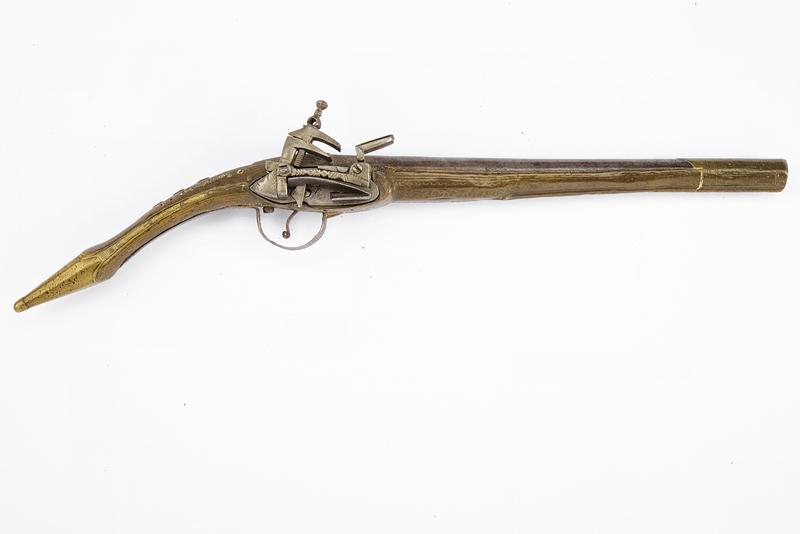 Pistola a pietra focaia alla micheletta