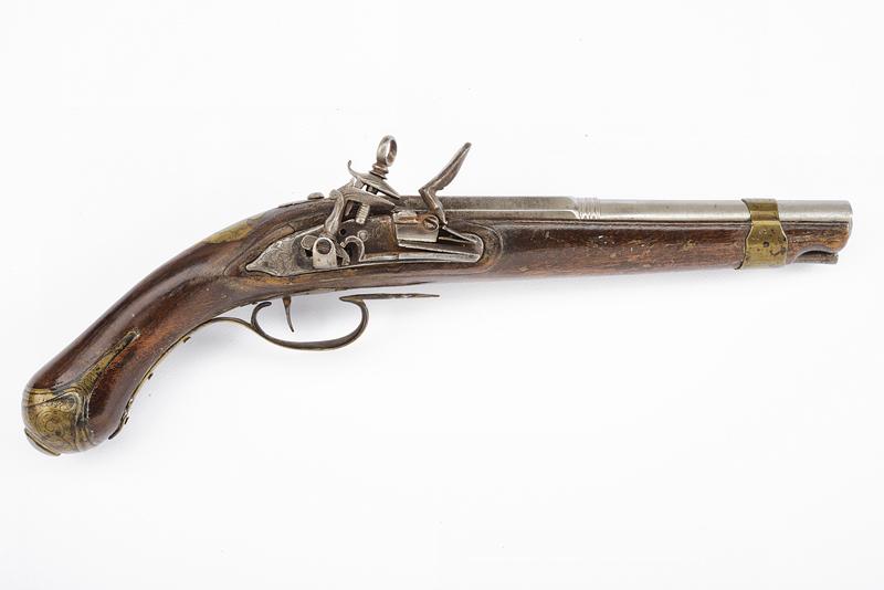 Pistola a pietra focaia alla romana