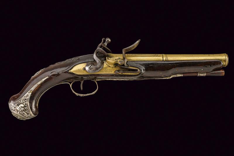 Pistola a pietra focaia da marina di  Bourlier