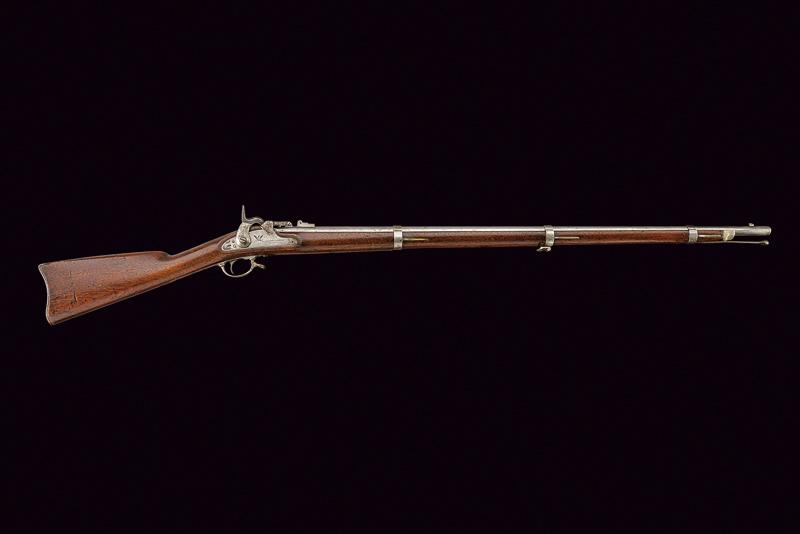Miller Model 1861 58 Caliber Conversion breech loading rifle
