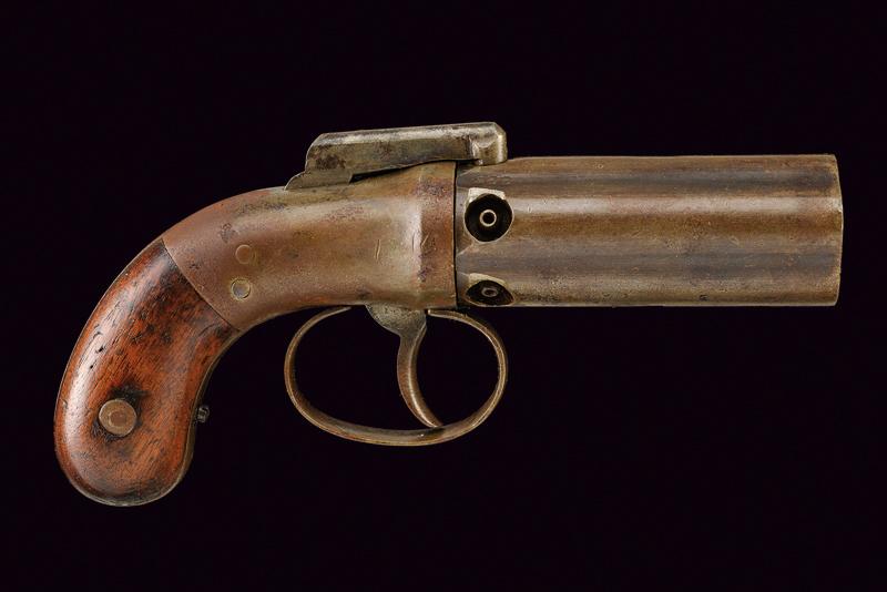 Pepperbox revolver a luminello di Allen & Wheelock 