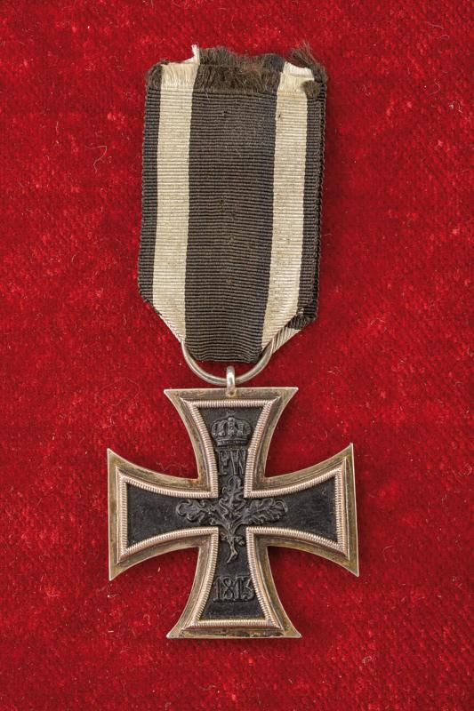 Croce di ferro seconda classe 1870 con nastro