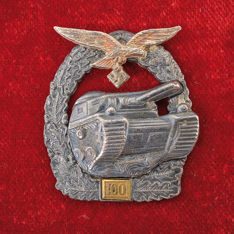 Distintivo da battaglia per carristi della Luftwaffe 100