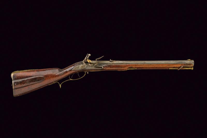 Corta carabina a pietra focaia