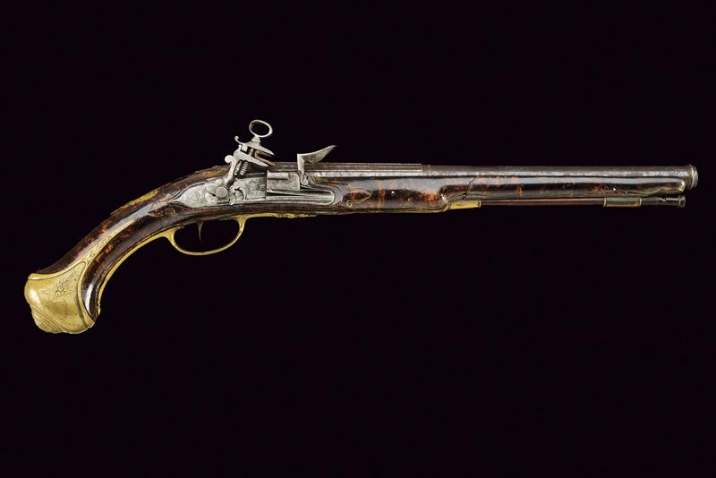 Bella pistola a pietra focaia alla romana di Bernardus Armillei
