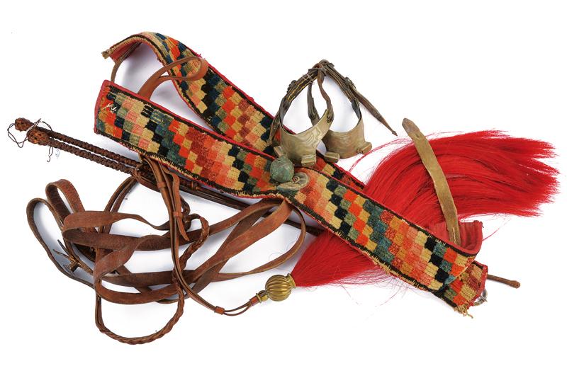 Lotto di oggetti da cavallo